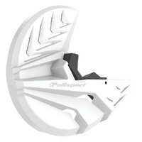 Polisport White Front Disc/Fork Protector for Beta RR498 4T 2013-2016