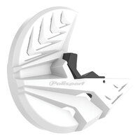 Polisport White Front Disc/Fork Protector for Beta RR390 4T 2019-2022