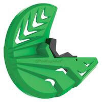 Polisport Green Front Disc/Fork Protector for Kawasaki KX250 (KX250F) 2021-2022
