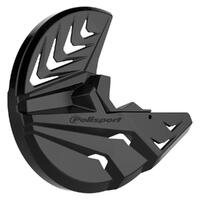 Polisport Black Front Disc/Fork Protector for Kawasaki KX250 (KX250F) 2021-2022