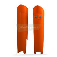 Polisport Orange Fork Protectors for KTM 530 EXC-R 2008