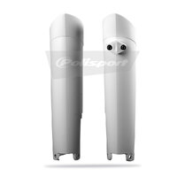 Polisport White Fork Protectors for Gas Gas EC250 2T 2012-2018