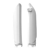 Polisport White Fork Guards for Beta RR400 4T 2012-2015