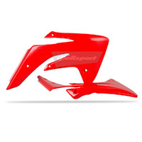 Polisport Red Radiator Shrouds for Honda CRF150RB 2018-2022