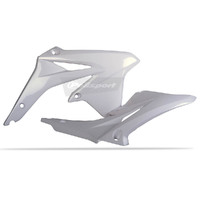 Polisport White Radiator Shrouds for Suzuki RM-Z450 2008-2017