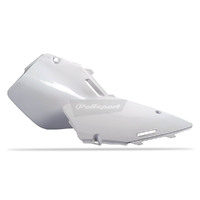 Polisport White Side Covers for Suzuki RM125 1996-2000