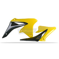 Polisport Yellow Radiator Shrouds for Suzuki RM-Z250 2010-2018