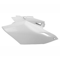 Polisport White Side Covers for Yamaha WR450F 2012-2015