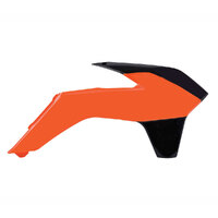 Polisport Orange/Black Radiator Shrouds for KTM 85 SX 2013-2017