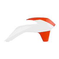 Polisport Orange/Black Radiator Shrouds for KTM 500 EXC-F 2014-2016