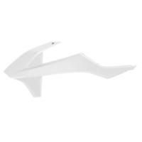 Polisport White Radiator Shrouds for KTM 500 EXC-F 2017-2019