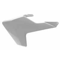 Polisport White Radiator Shrouds for Husqvarna TE125 2017