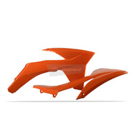 Polisport Orange Radiator Shrouds for KTM 300 EXC 2012-2013