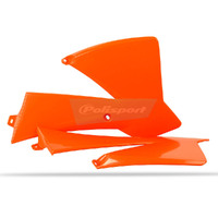 Polisport Orange Radiator Shrouds for KTM 65 SX 2002-2008