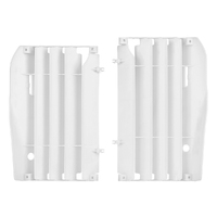 Polisport White Radiator Louvers for Honda CRF250R 2010-2013