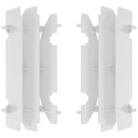 Polisport White Radiator Louvers for Suzuki RM250 1996-2012