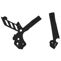 Polisport Black Frame Protectors for KTM 300 EXC 2012-2016