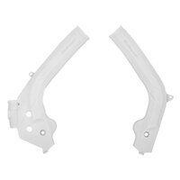 Polisport White Frame Protectors for KTM 250 EXC-F Six Days 2017-2018