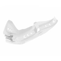 Polisport White Fortress Skid Plate/Linkage Guard KTM 250 EXC-F Six Days 2022