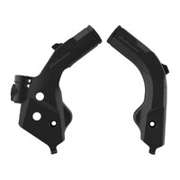 Polisport Black Frame Protectors for Gas Gas EC300 2T 2021-2022