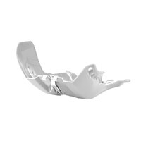 Polisport White Fortress Skid Plate for KTM 250 EXC tpi Six Days 2020-2022