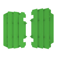 Polisport Green Radiator Louvers for Kawasaki KX125 1997-1998