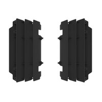 Polisport Black Radiator Louvers for Kawasaki KX250 2005-2007