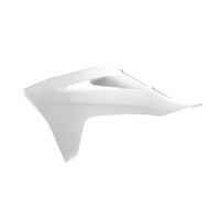 Polisport White Radiator Shrouds for Gas Gas EC350 F 2021-2022
