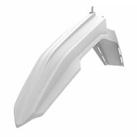 Polisport White Front Fender for Suzuki RM-Z250 2019-2022