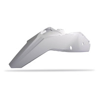 Polisport White Rear Fender Combo for KTM 144 SX 2008