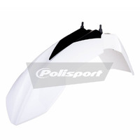 Polisport White Front Fender for KTM 65 SX 2012-2015