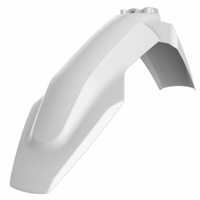 Polisport White Front Fender for Husqvarna FE350 2017-2022