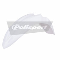 Polisport White Front Fender for Kawasaki KX85 2014-2022