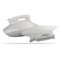 Polisport White Side Covers for Yamaha WR400F 1998-2000