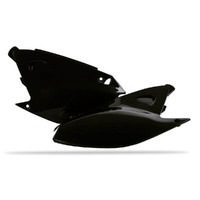 Polisport Black Side Covers for Kawasaki KX125 2003-2008