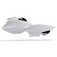 Polisport White Side Covers for Yamaha YZ450F 2006-2009