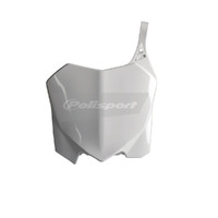 Polisport White Number Plate for Honda CRF450R 2009-2012