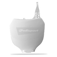 Polisport White Number Plate for Yamaha YZ125 2000-2004