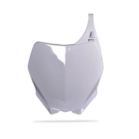 Polisport White Number Plate for Yamaha YZ125 2005-2014