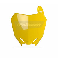 Polisport Yellow Number Plate for Suzuki RM-Z250 2010-2018
