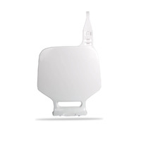 Polisport White Number Plate for Yamaha YZ80LW (BW) 2000-2001