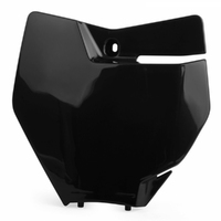 Polisport Black Number Plate for KTM 450 XC-F 2016-2018