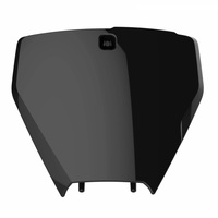 Polisport Black Number Plate for Husqvarna TE125 2017