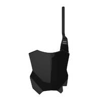 Polisport Black Number Plate for Kawasaki KX250F 2017-2018