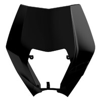 Polisport Black Headlight Surround for KTM 250 EXC-F Six Days 2013
