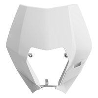 Polisport White Headlight Surround for KTM 450 EXC-F Six Days 2013