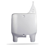 Polisport White Number Plate for Suzuki RM125 1999-2000