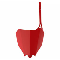 Polisport Red Front Number Plate for Honda CRF250R 2018-2021