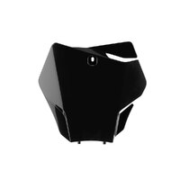 Polisport Black Number Plate for Gas Gas MC 450F 2021-2022