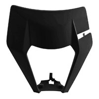 Polisport Black Headlight Surround for KTM 250 EXC tpi Six Days 2020-2022